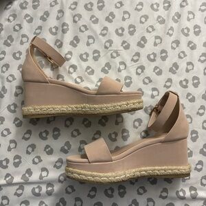 BCBGeneration | Light Pink Espadille Wedges